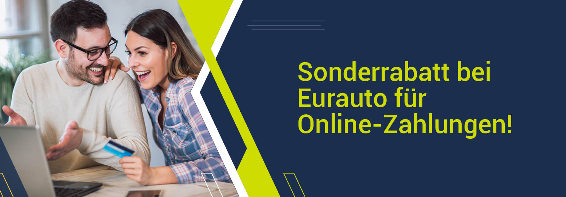 Sonderrabatt bei Eurauto für Online-Zahlungen!